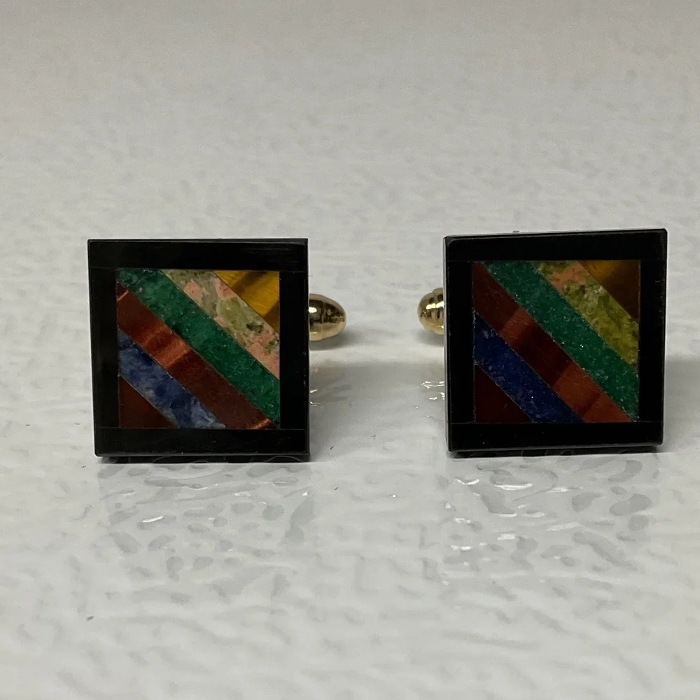 Men’s Cufflinks Inlay Design